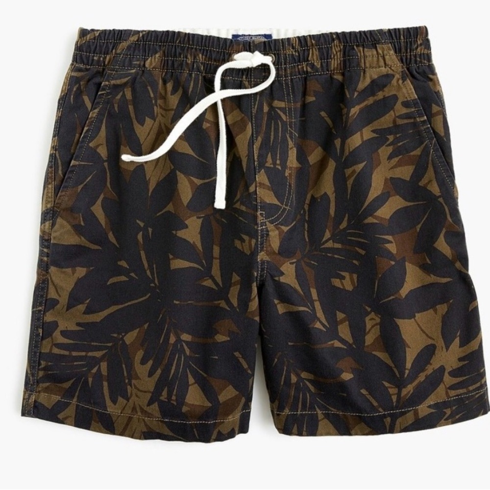 J.Crew Mens Tropical Drawstring Shorts Size Medium, never worn!